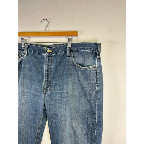 Men Carhartt Work Wear Jeans - Size 42 x 32  ￼Rodeo Cowboy Western - Picture 2 of 13